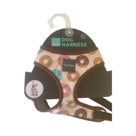 Dog Harness FuzzYard Donut Design: Medium - Picture 1 of 2